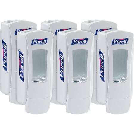 Purell Dispenser, f/Sanitizer, 1250 ml, 4-1/2"x4"x11-1/4", WE, PK 6 GOJ882006CT